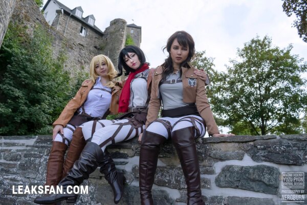 Mikomi Hokina, Virtual Geisha &amp;amp; Yuzupyon - Mikasa, Historia &amp;amp; genderbend Eren (Shingeki no kyojin) - 27