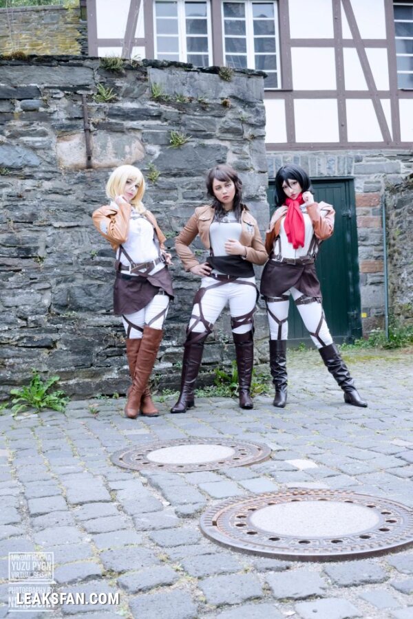 Mikomi Hokina, Virtual Geisha &amp;amp; Yuzupyon - Mikasa, Historia &amp;amp; genderbend Eren (Shingeki no kyojin) - 42