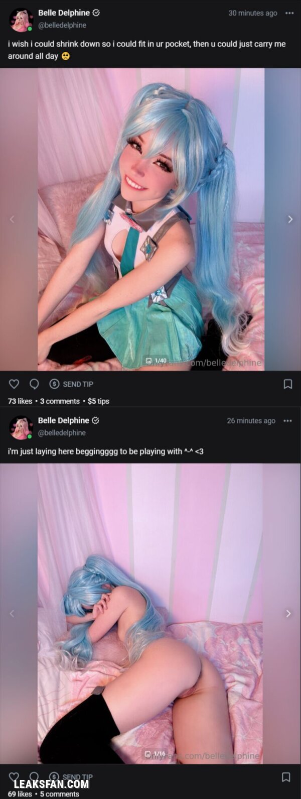 Belle Delphine ----------------- Hatsune Miku - 12