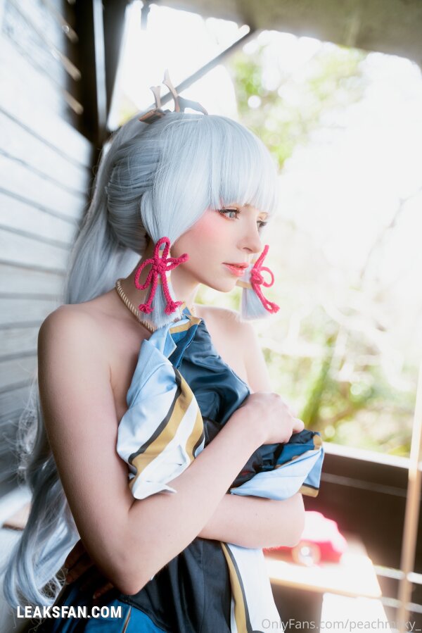 PeachMilky - Kamisato Ayaka cosplay genshin impact[48P] - 2